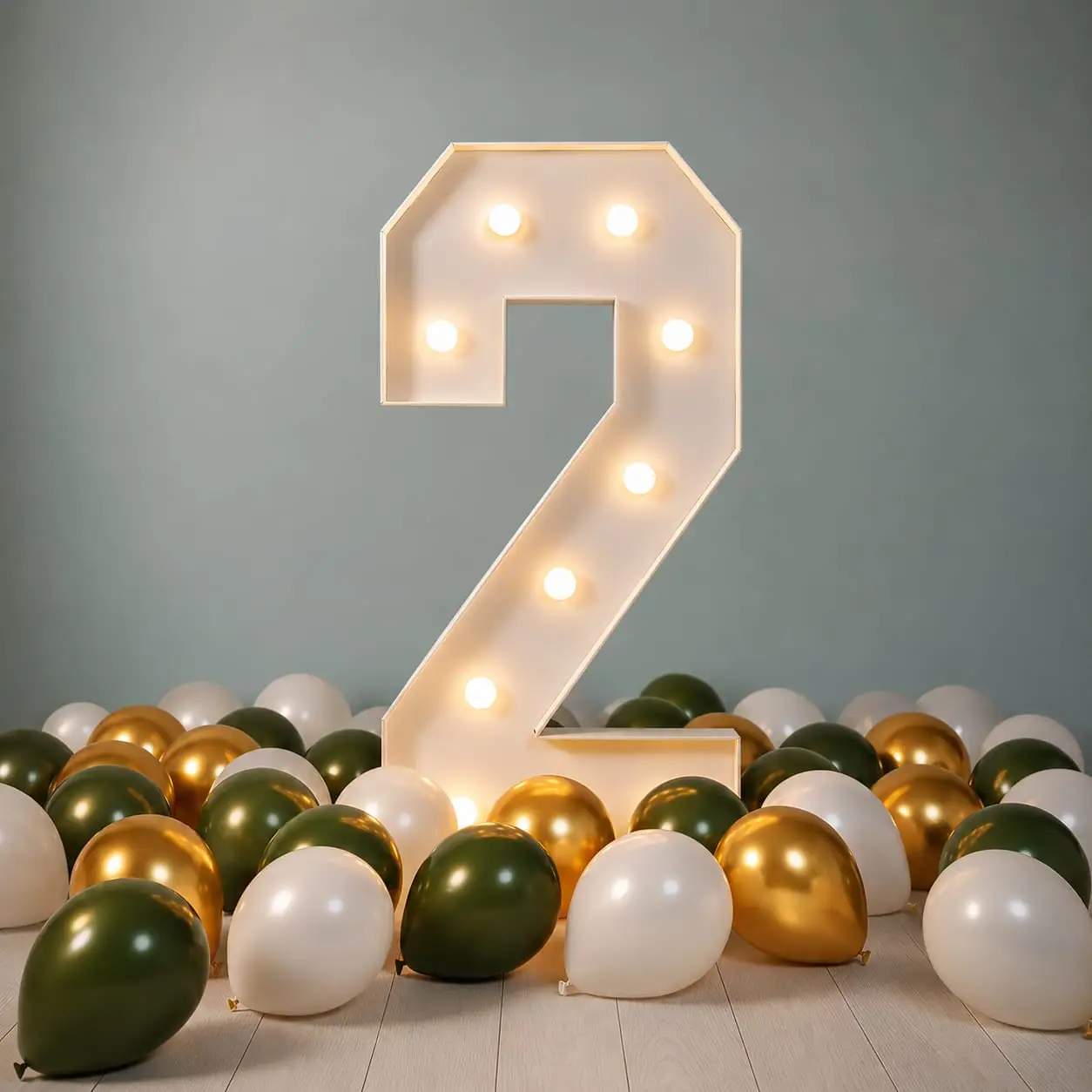 Numeric Marquee LED Light